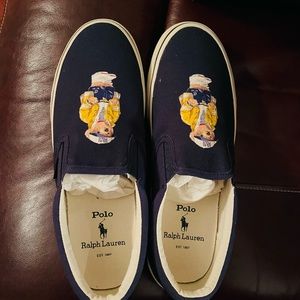 - Polo Ralph Lauren Keaton-Slip Bear Men's Shoes Navy